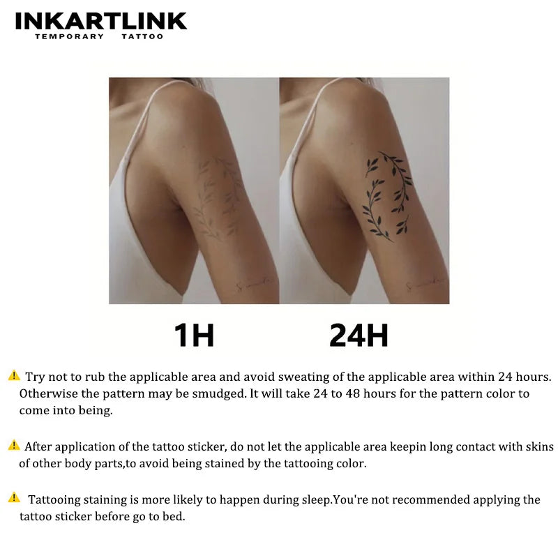 Skeleton Poker Semi-Permanent Tattoo — Lasts Up to 15 Days