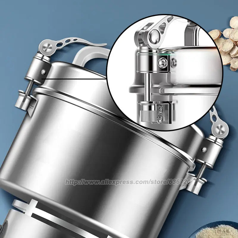 800g Electric Grain & Spice Grinder — High-Speed Swing Mill for Herbs & Cereals