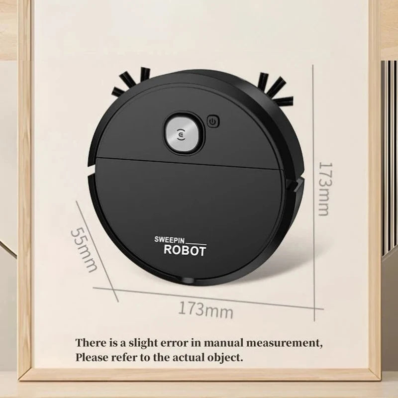 XMSJ Smart Sweeping Robot 2026 — Strong Suction, Washable Mop for Pet Hair & Hard Floors