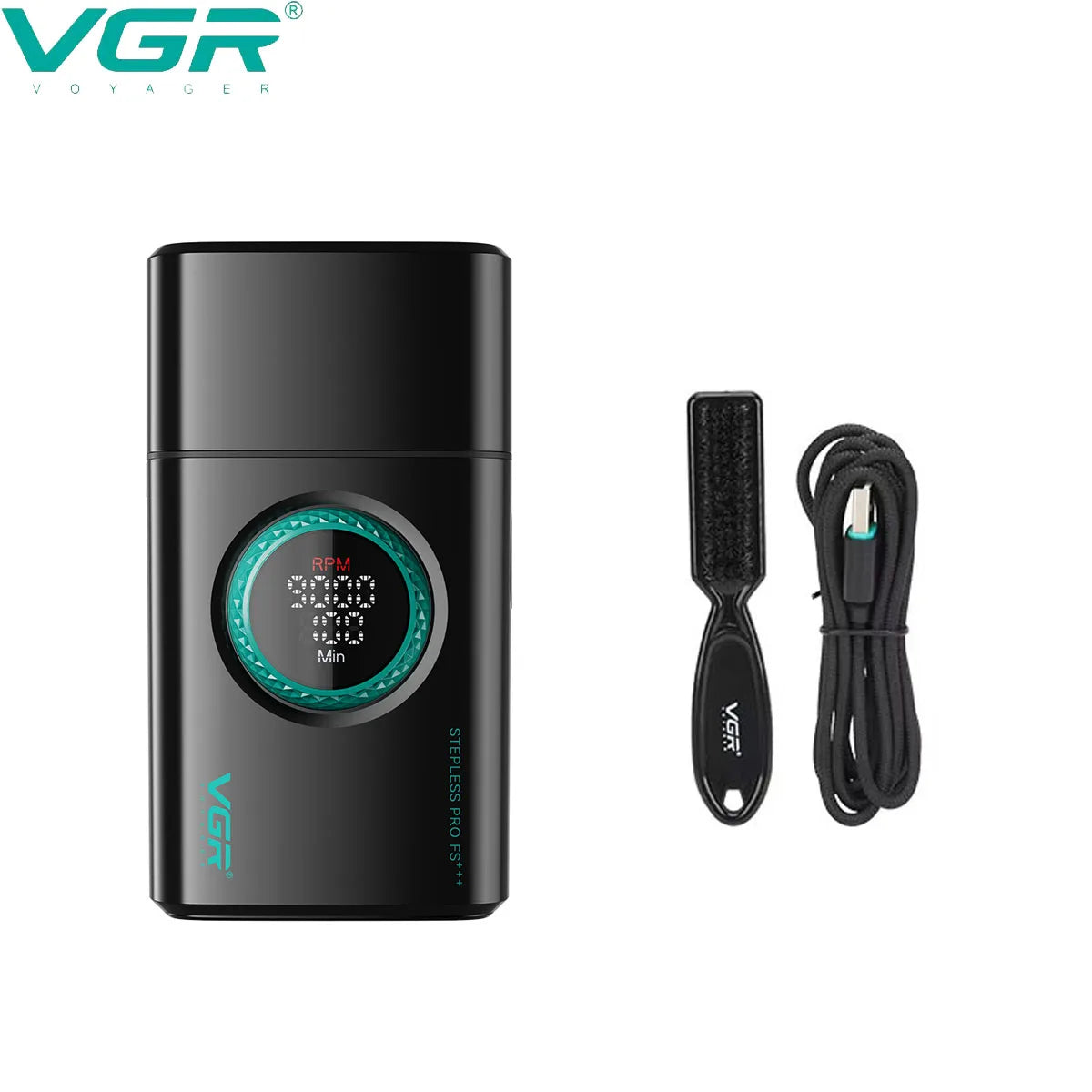 VGR V-378 Professional Foil Shaver — Rechargeable Cordless Electric Head Shaver for Men