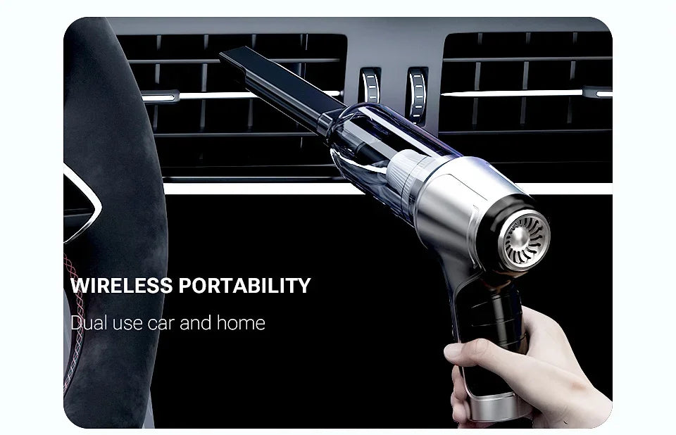 SZUK 2026 Car Vacuum Cleaner 15000Pa — Mini Handheld Wireless Strong Suction