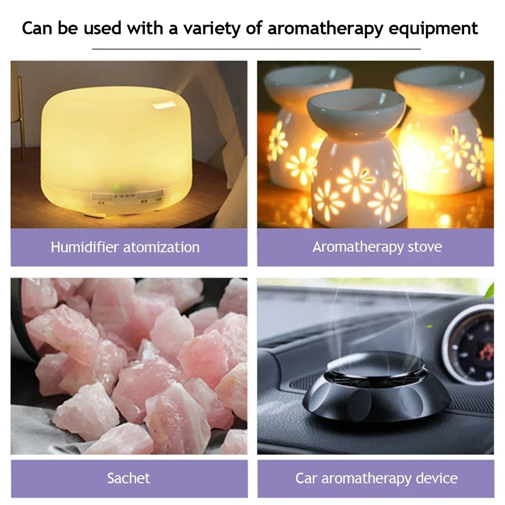 Essential Oils for Diffuser & Humidifier — 27 Fragrances Aromatherapy Water-Soluble