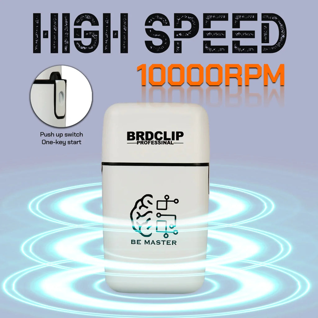 BRDCLIP Rechargeable Electric Shaver — Men's Cordless Razor for Smooth Daily Shaving