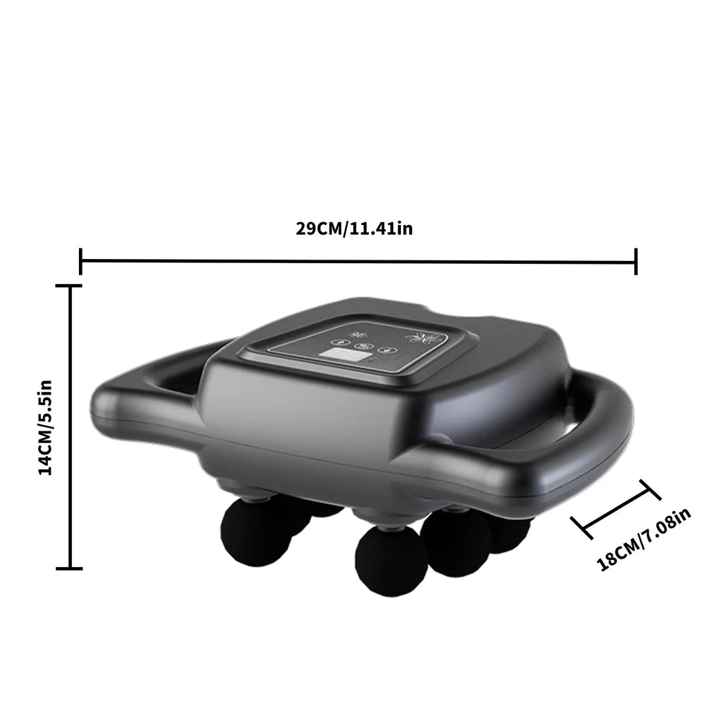 9 Modes 99 Gear Intensity Fascia Gun Muscle Massager Gun 8/16 Head High Frequency Neck Shoulder Waist Massage Machine For Body