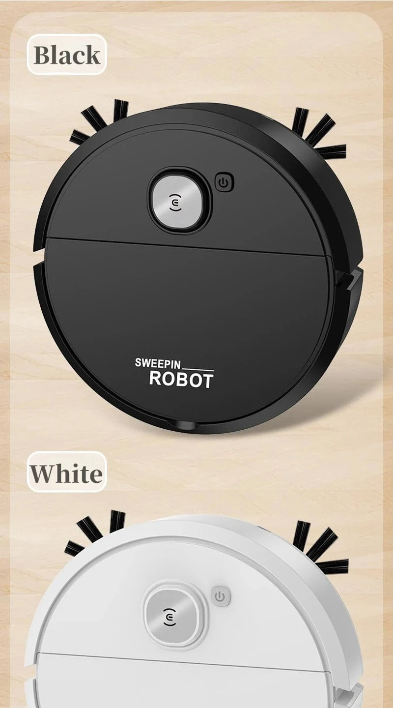 XMSJ Smart Sweeping Robot 2026 — Strong Suction, Washable Mop for Pet Hair & Hard Floors