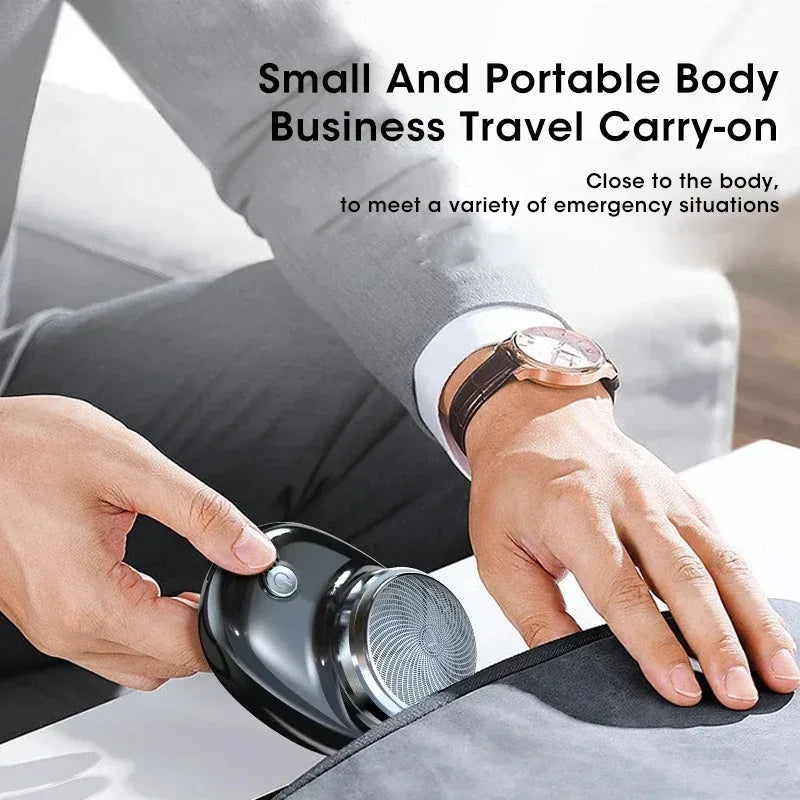 Pocket Mini Travel Electric Shaver — Rechargeable Wireless Detachable Facial & Body Trimmer