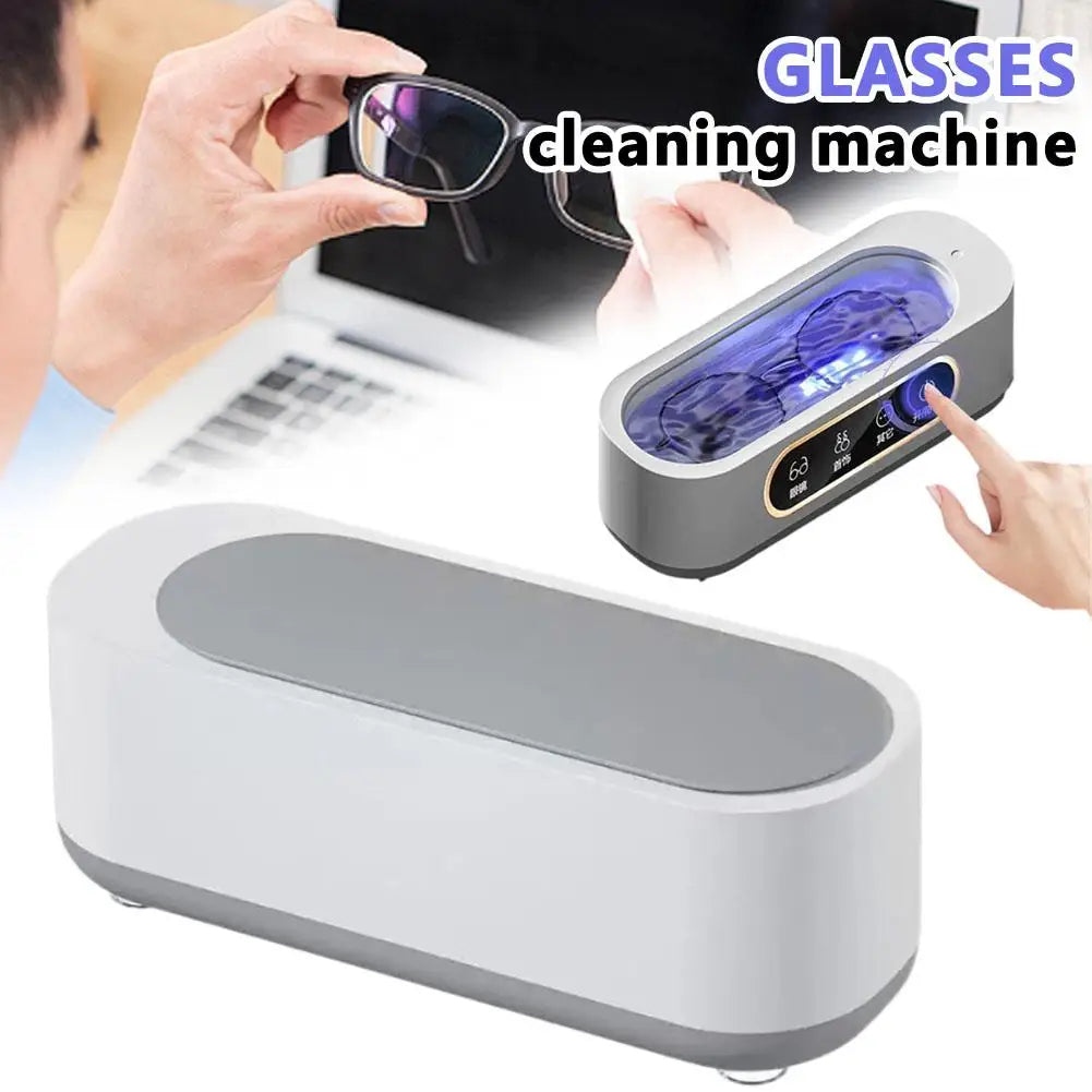 Portable Ultrasonic Jewelry & Glasses Cleaner — High-Frequency Vibration Deep Clean Tool