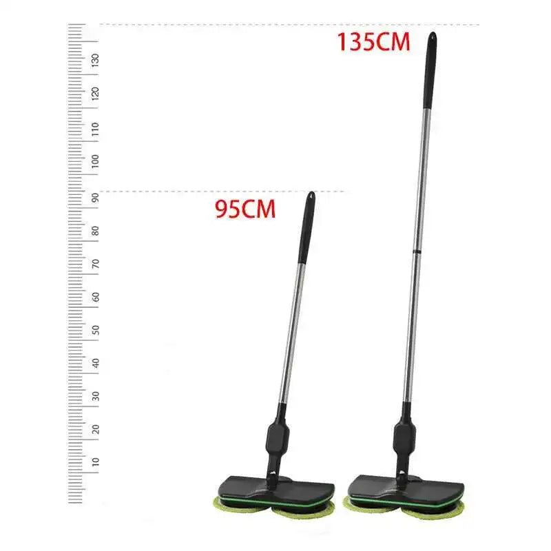 Electric Rotating Mop 2-in-1 — Rechargeable Wireless Floor Cleaner & Wax Machine