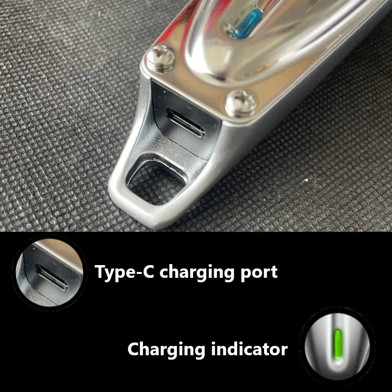 Kemei KM-1949 Pro Full Metal Hair Clipper — Professional Electric Barber Trimmer for Men