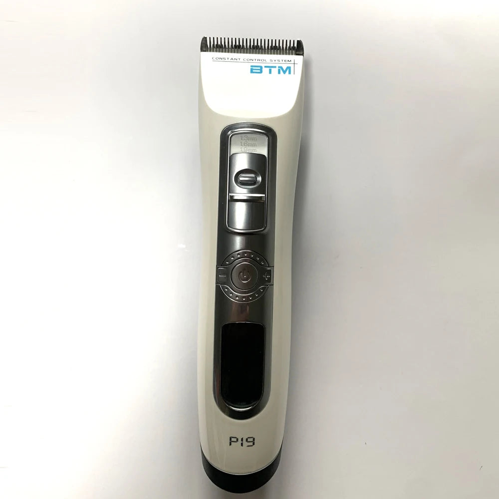 BTM P19 Professional Hair Clipper — Electric Cordless Trimmer for Barber & Home Use