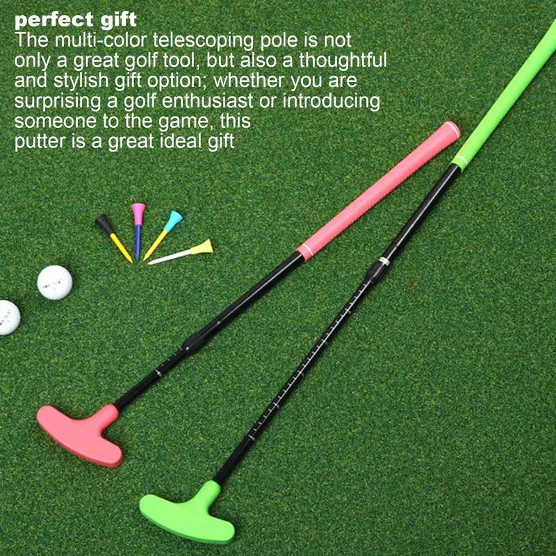 Telescoping Golf Putter — Adjustable Right & Left Hand Club for Kids & Adults