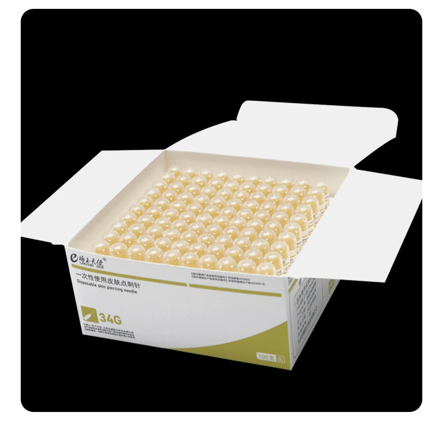 Disposable 34G Medical Micro Needle — Ultra-Fine Cosmetic Single Head