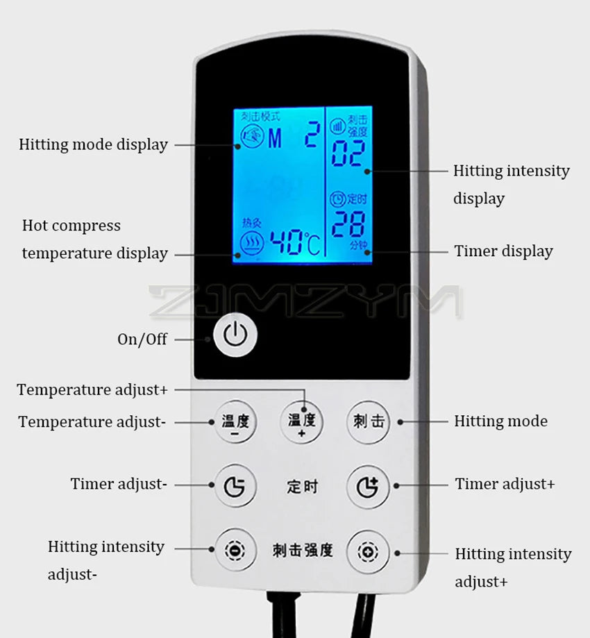 Electric Abdominal Belt Massager Hot compress Abdomen Burning Fat Heating Weight Loss Slimming Belt Temperature Adjustable