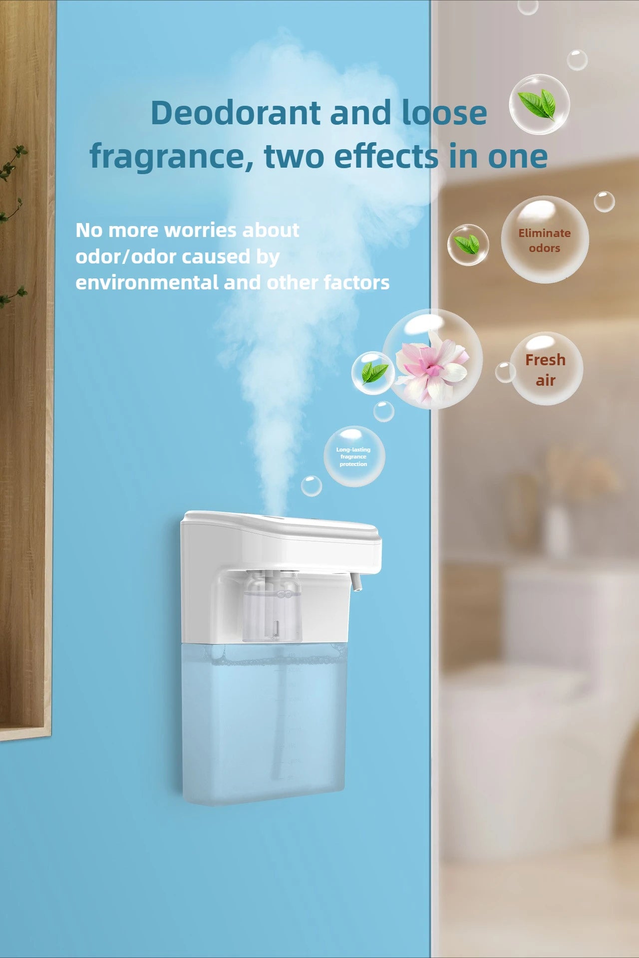 2-in-1 Automatic Foam Soap Dispenser & Aromatherapy Machine — Infrared Sensor Fragrance Diffuser