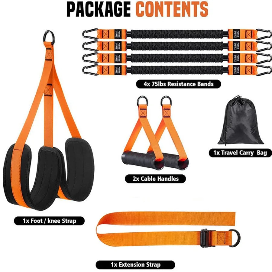 Pull-Up Assistance Resistance Bands — Set for Chin-Up, Stretching & Body Training