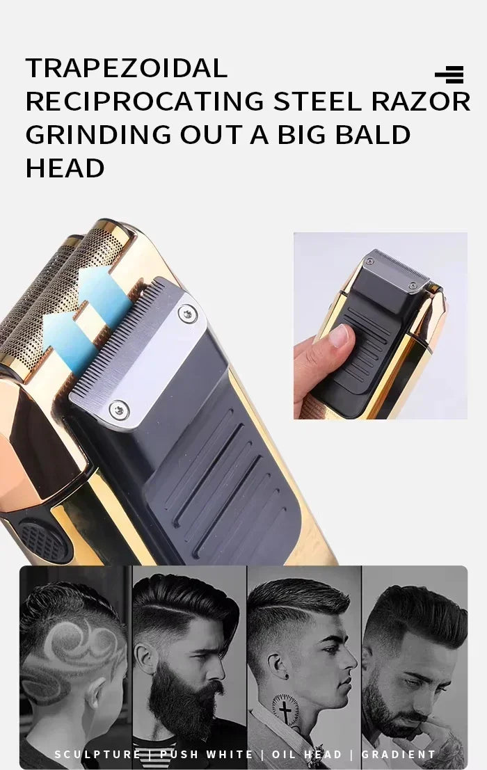 Kemei KM-5027 Original Cordless Electric Hair Clipper Rechargeable Hair Trimmer KM-2028 Shaver for Men USB Charging Razor Barber