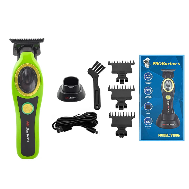 High Power Multifunctional Hair Clipper — Rechargeable Electric Men's Trimmer & Shaver