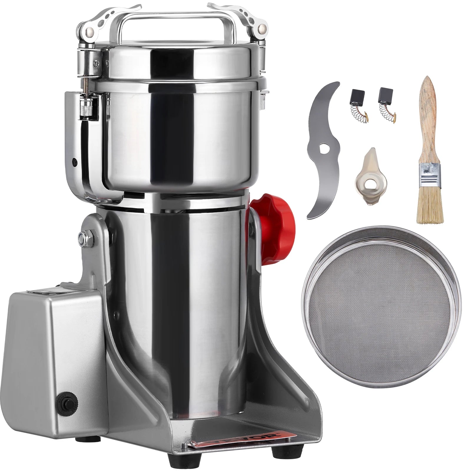 SucceBuy Commercial Grain Mill Grinder — 150-2500g Electric Swing Spice Grinder