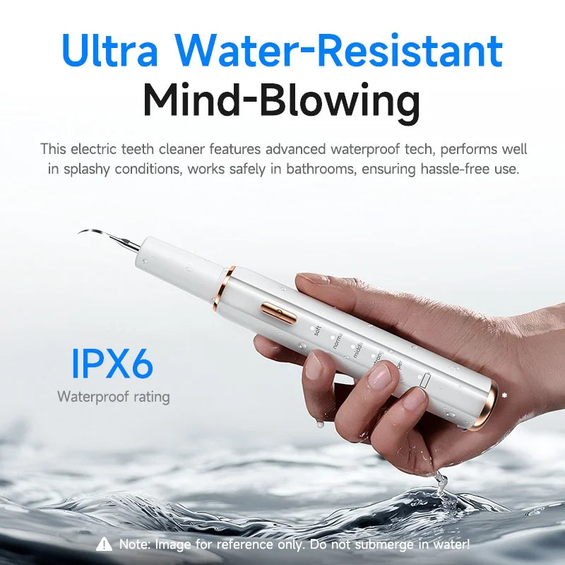 Electric Ultrasonic Dental Cleaner — 5-Mode Calculus & Tartar Remover, Teeth Whitening Oral Care
