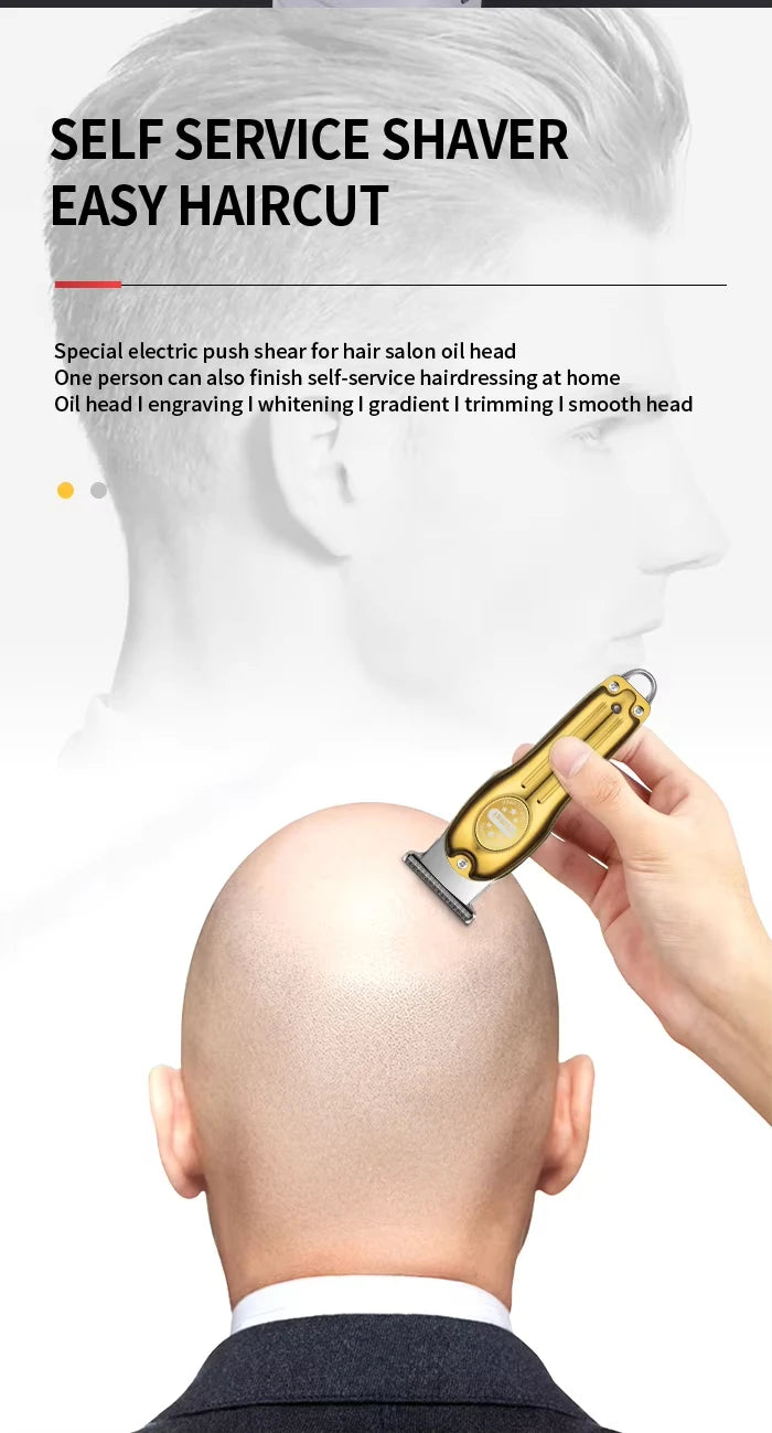 Kemei KM-679 Professional Hair Trimmer — Electric Cordless Clipper for Men