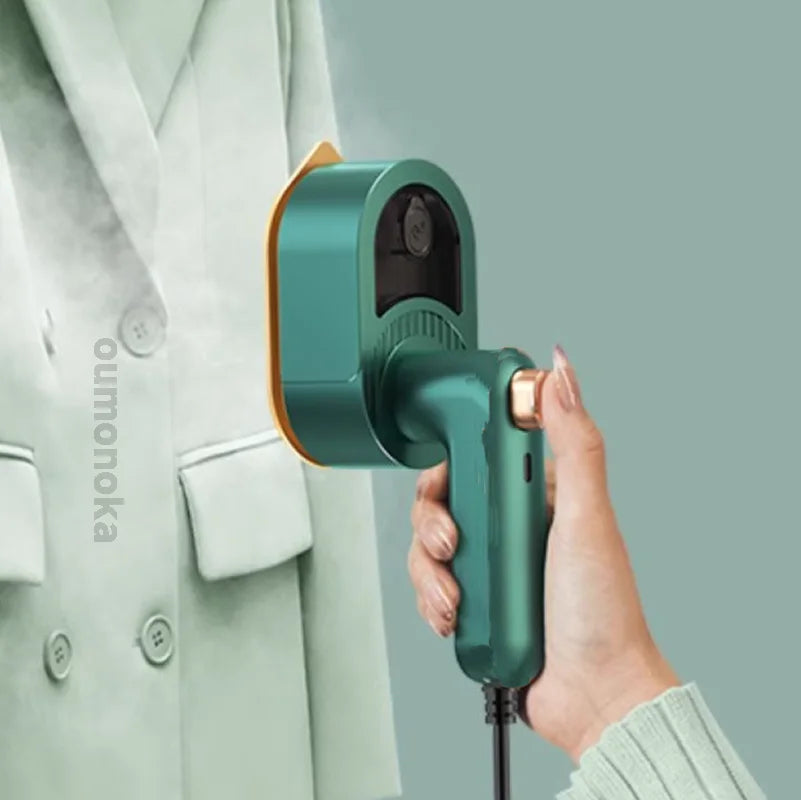 Mini Rotating Steam Iron — Portable Handheld Garment Steamer for Home & Travel