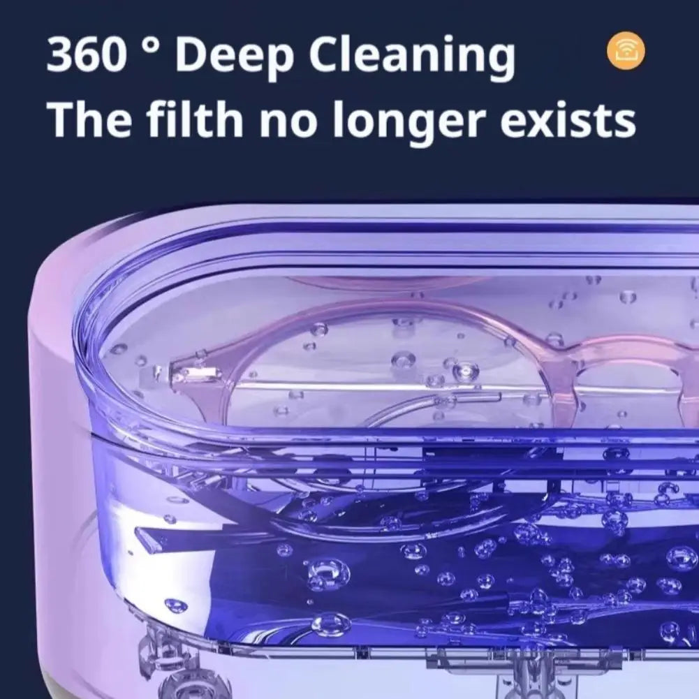 Portable Ultrasonic Jewelry & Glasses Cleaner — High-Frequency Vibration Deep Clean Tool