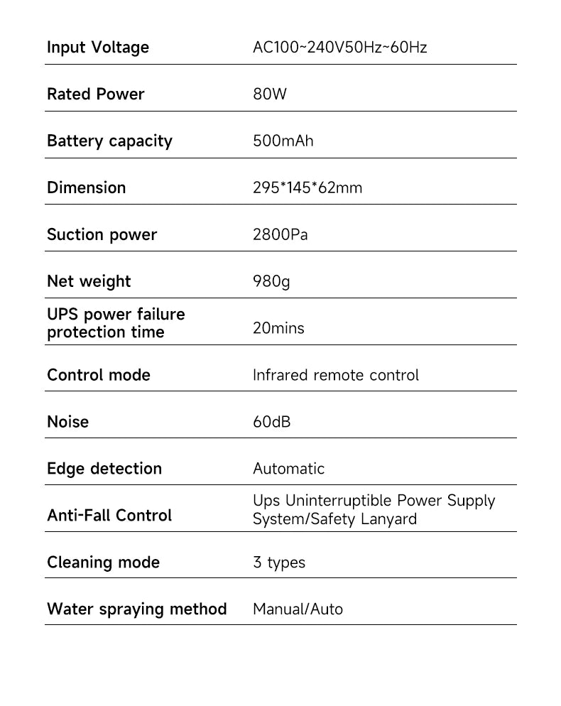 DIVEDEER Dual-Surface Window Cleaning Robot — Remote-Controlled Auto Glass Mist Spray Cleaner