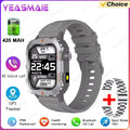 2026 Rugged Military Smartwatch — Waterproof, AI Voice, Health Monitor for Men