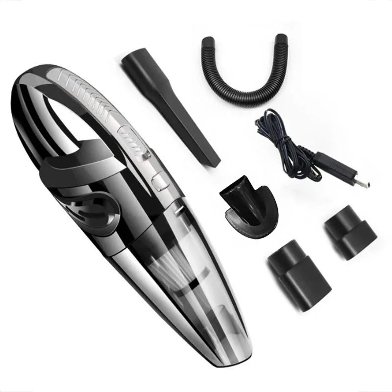 Handheld Wireless Car Vacuum Cleaner — High Power Rechargeable Interior Cleaner