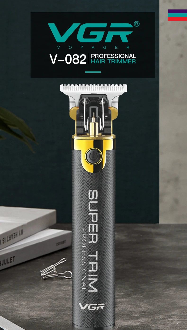 VGR V-082 Professional Hair Trimmer — Electric Hair Cutting Machine for Men