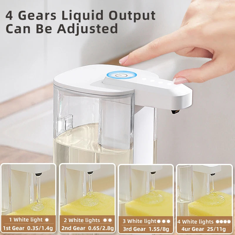 Automatic Sensor Soap Dispenser — Touchless Intelligent Hand Washing Machine for Kitchen