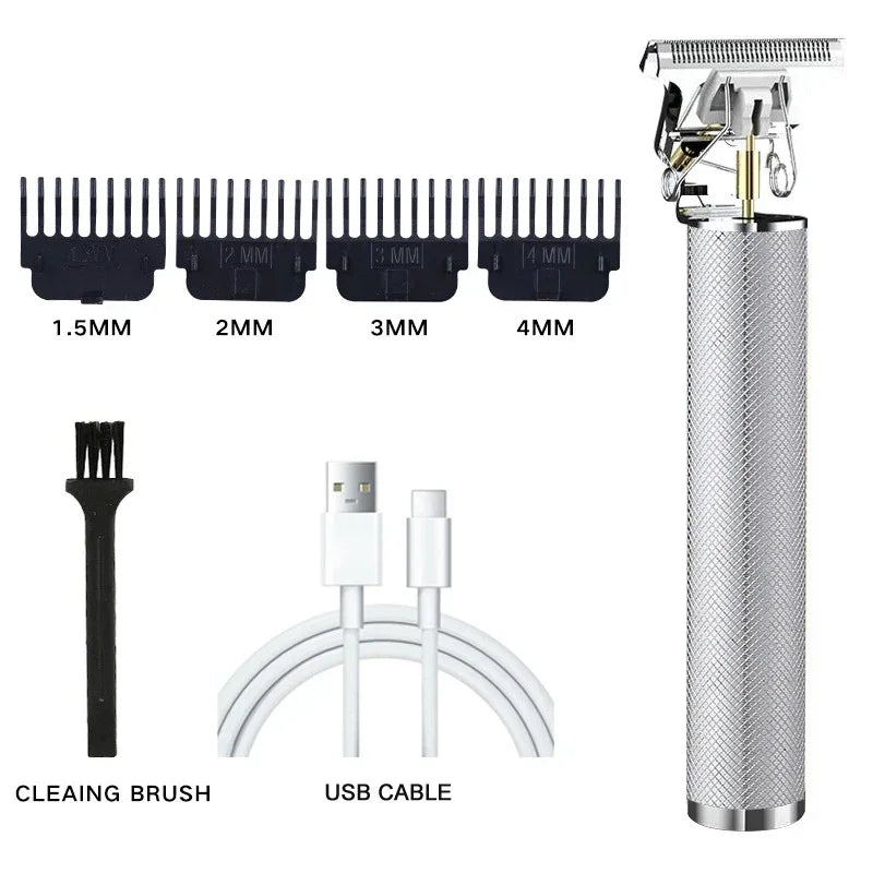 Professional Rechargeable Beard Trimmer for Men — Precision Electric Grooming Tool