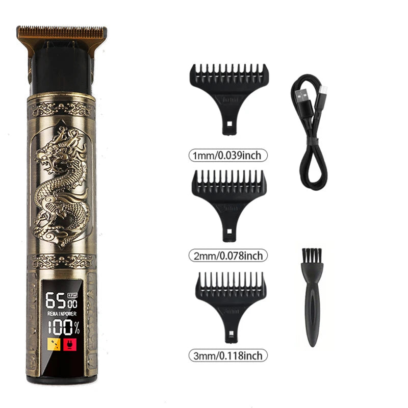 Three-Speed Variable Gear T9 Hair Clipper — Electric Trimmer for Precise Home Cutting