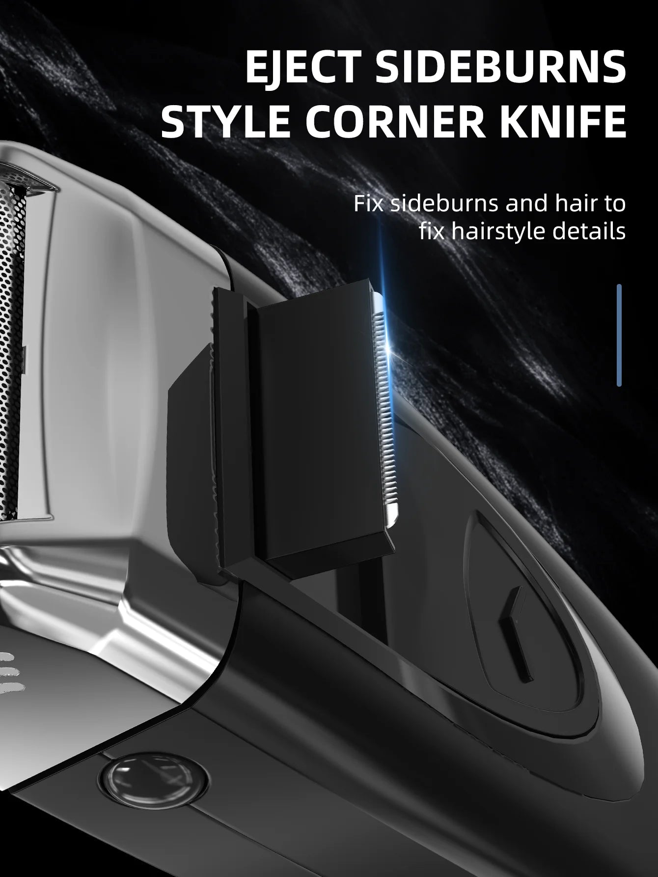 KEMEI KM-9038 Waterproof Reciprocating Cordless Razor USB Rechargeable Shaving Machine Barber Trimmer Electric Shaver for Men