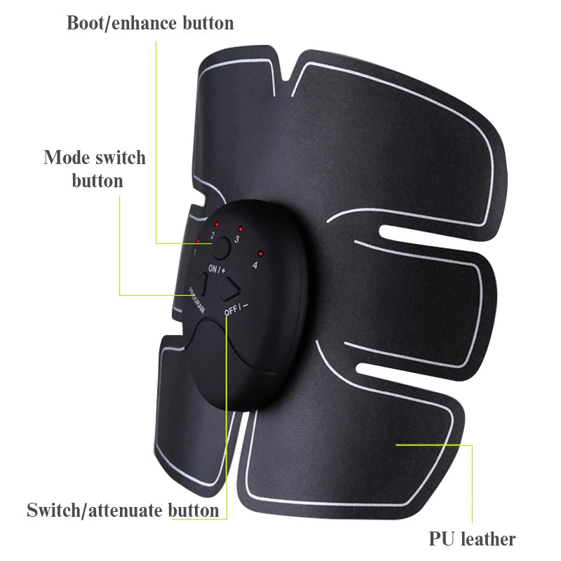 EMS Muscle Stimulator Smart Fitness Hip Trainer Fitness Electric Body Slimming Massager Abdominal Training Weight Loss