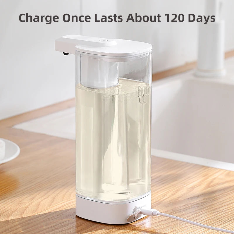 Automatic Sensor Soap Dispenser — Touchless Intelligent Hand Washing Machine for Kitchen