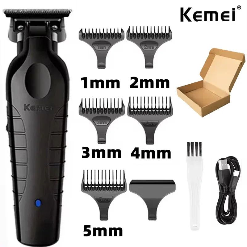 Kemei KM-2299 USB Fast Charging Hair Clipper — Professional Cordless Electric Trimmer