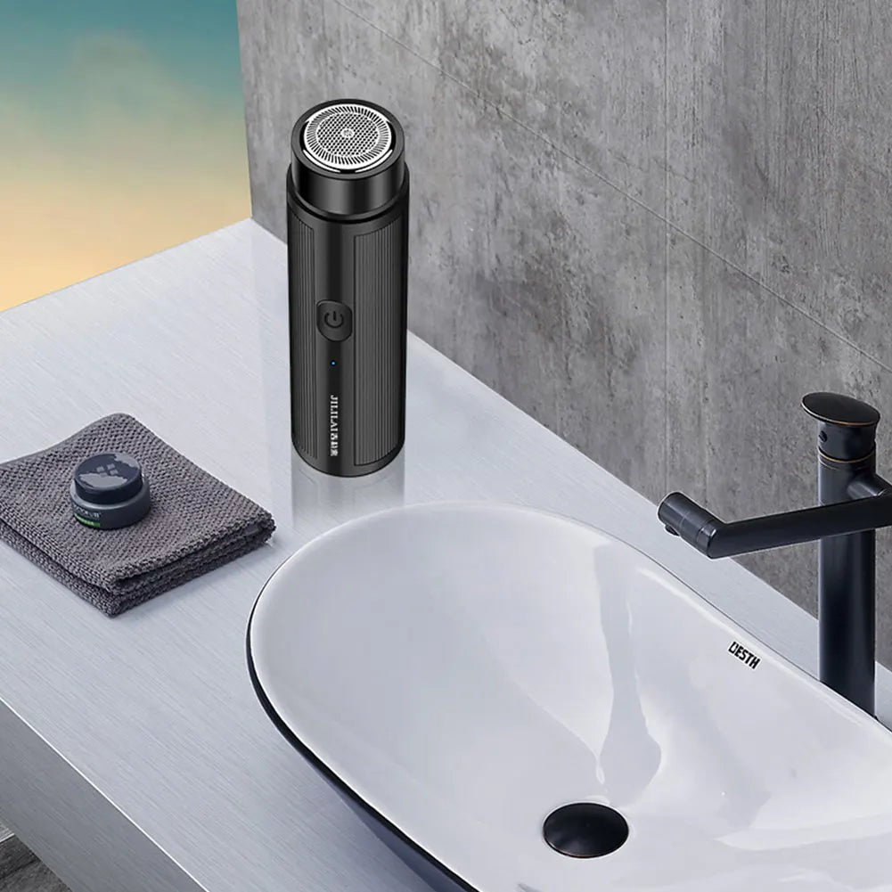 Men's Mini Automatic Travel Razor — Rechargeable Portable Electric Beard Shaver