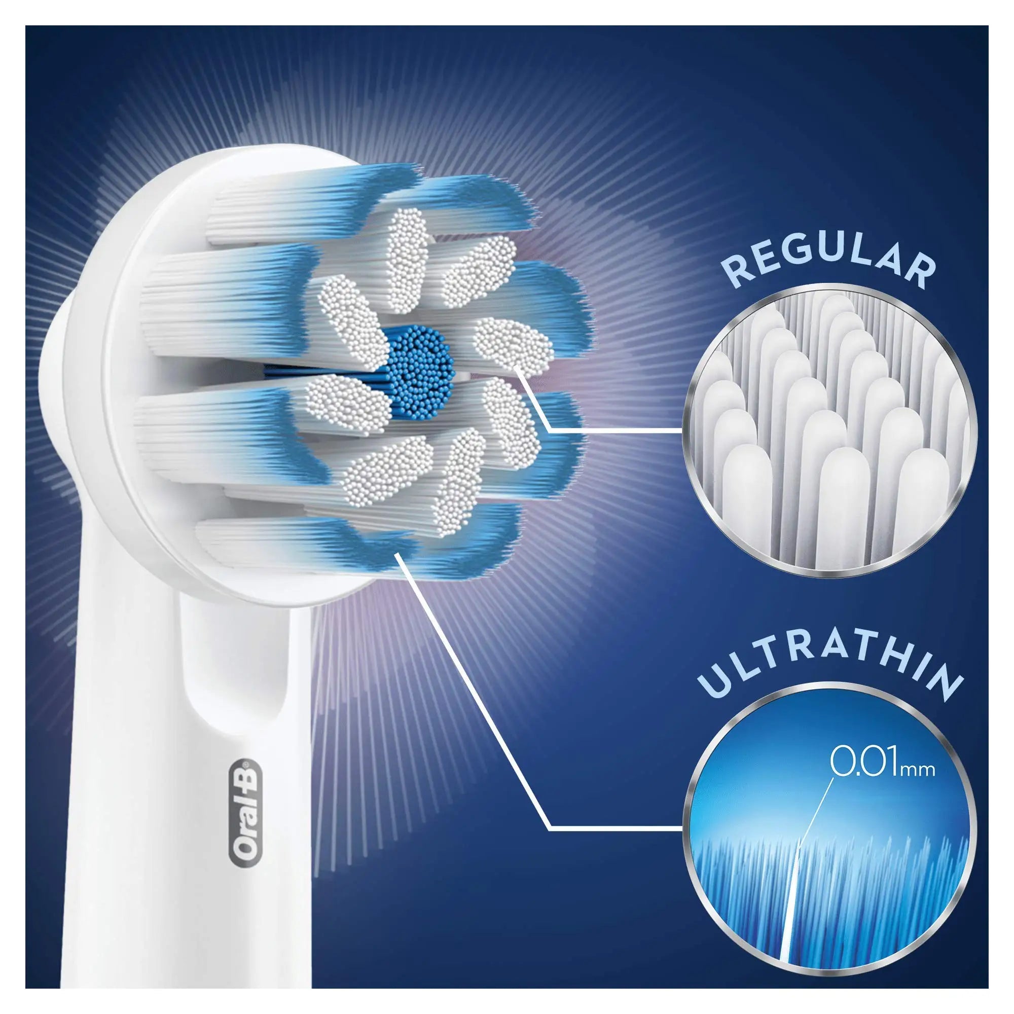 Oral-B EB60 Soft Tooth Brush Heads Sensitive Clean Original Replacement Nozzles Refill Electric Toothbrush Spare Parts 1-12 pcs
