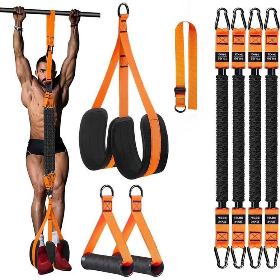 Pull-Up Assistance Resistance Bands — Set for Chin-Up, Stretching & Body Training