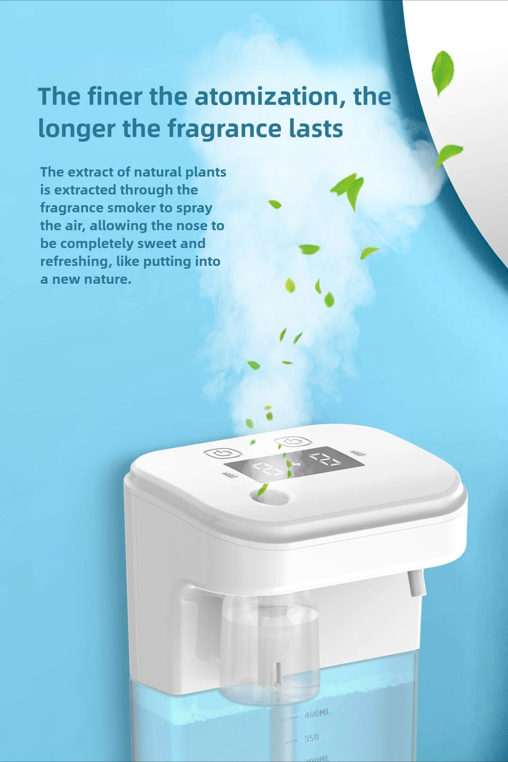 2-in-1 Automatic Foam Soap Dispenser & Aromatherapy Machine — Infrared Sensor Fragrance Diffuser
