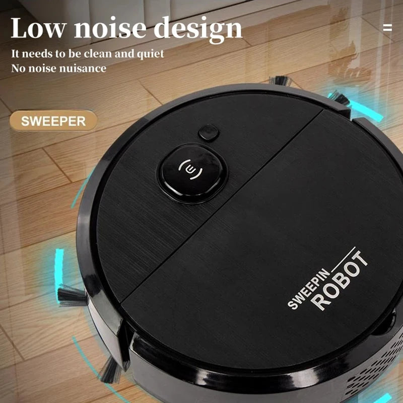 XMSJ Smart Sweeping Robot 2026 — Strong Suction, Washable Mop for Pet Hair & Hard Floors