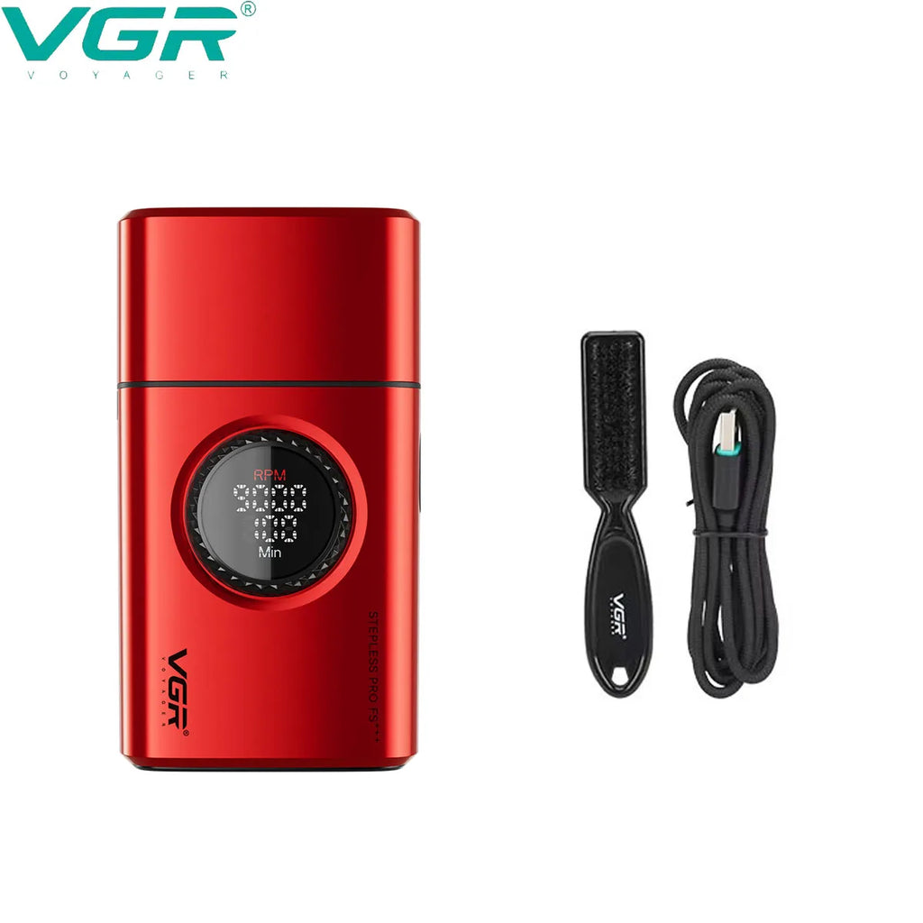 VGR V-378 Professional Foil Shaver — Rechargeable Cordless Electric Head Shaver for Men