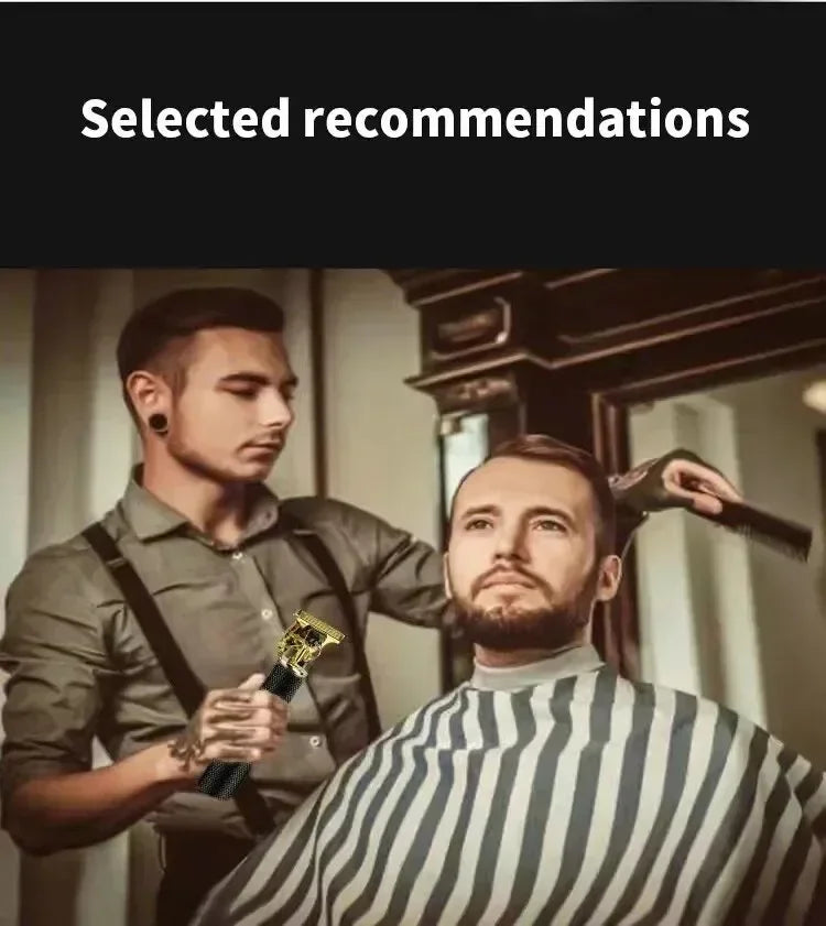 Professional Rechargeable Beard Trimmer for Men — Precision Electric Grooming Tool