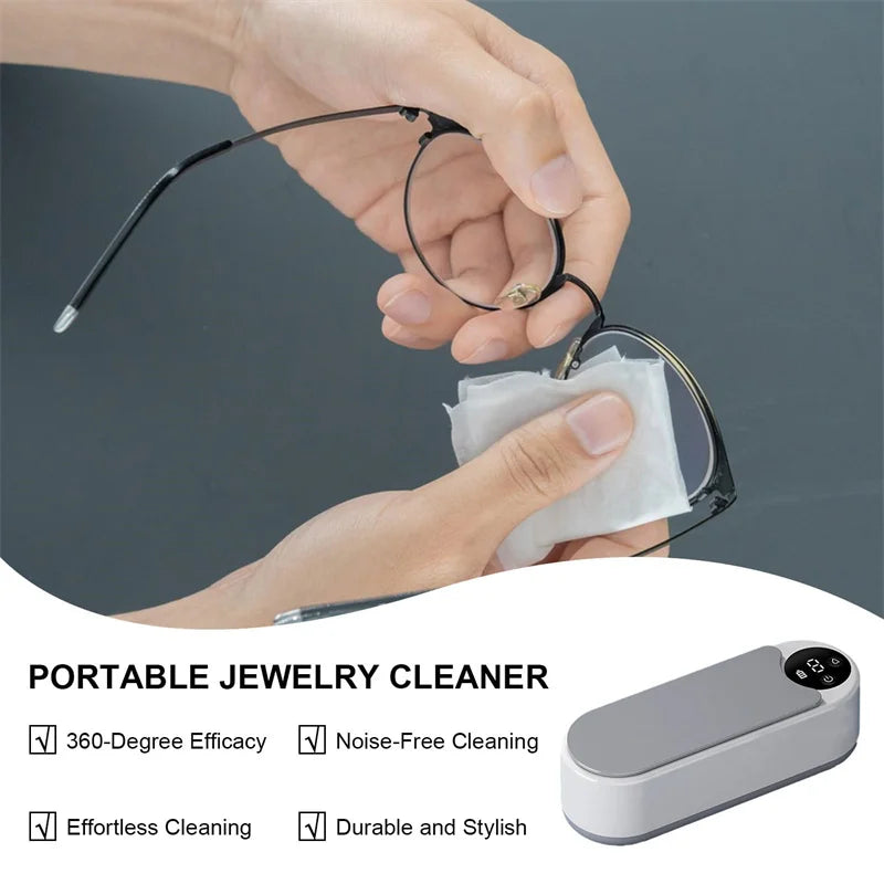 BALASHOV 450ml Ultrasonic Jewelry Cleaner — Rings, Glasses & Makeup Brushes