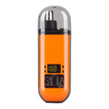 Portable Ear & Nose Hair Trimmer — Digital Display, Painless Electric Eyebrow & Beard Shaver