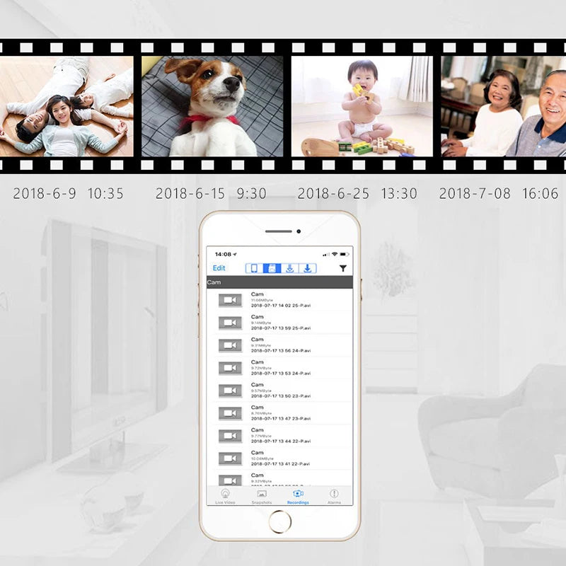 1080P HD Mini WiFi Security Camera — Smart Home Indoor Anti-Theft IP Cam