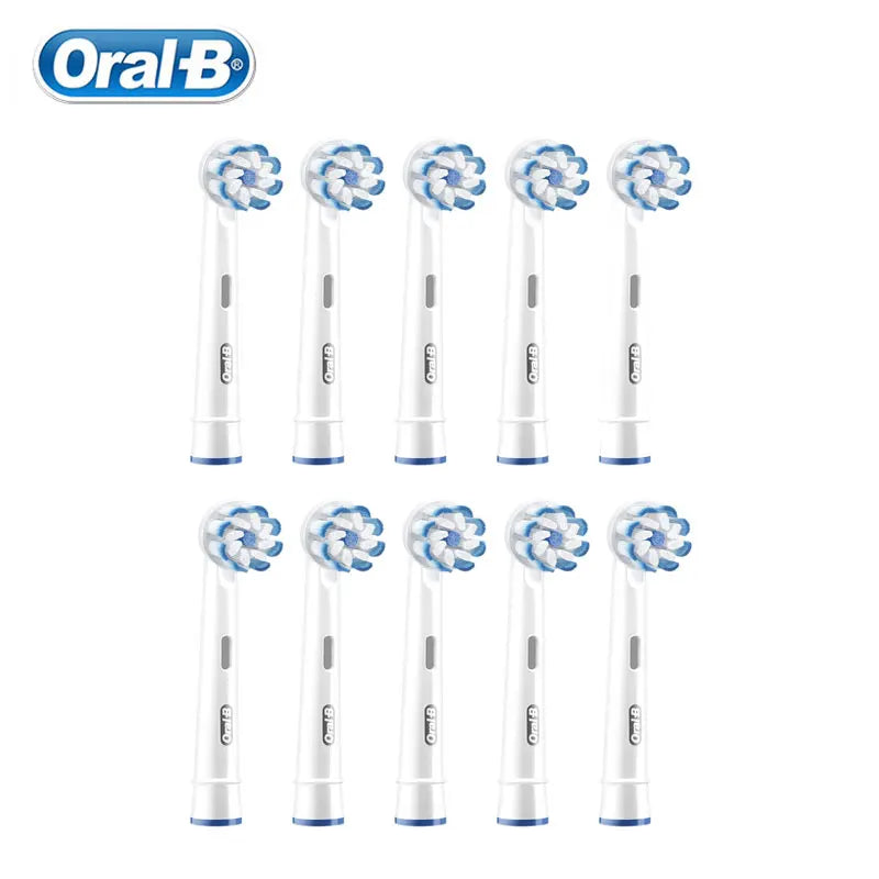 Oral-B EB60 Soft Tooth Brush Heads Sensitive Clean Original Replacement Nozzles Refill Electric Toothbrush Spare Parts 1-12 pcs