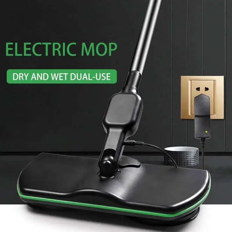 Electric Rotating Mop 2-in-1 — Rechargeable Wireless Floor Cleaner & Wax Machine