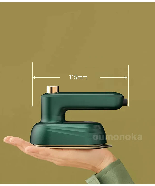 Mini Rotating Steam Iron — Portable Handheld Garment Steamer for Home & Travel